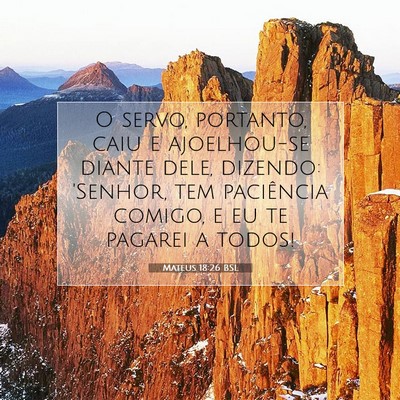 Mateus 18:26 Versículo Bíblico Explicado