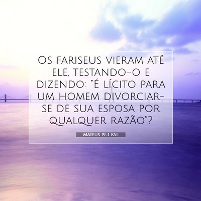 Mateus 19:3 Versículo Bíblico Explicado