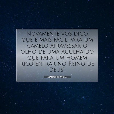 Mateus 19:24 Versículo Bíblico Explicado