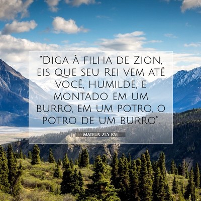Mateus 21:5 Versículo Bíblico Explicado