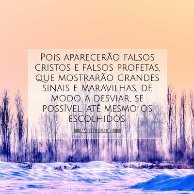 Mateus 24:24 Versículo Bíblico Explicado