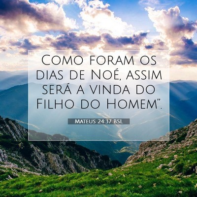 Mateus 24:37 Versículo Bíblico Explicado