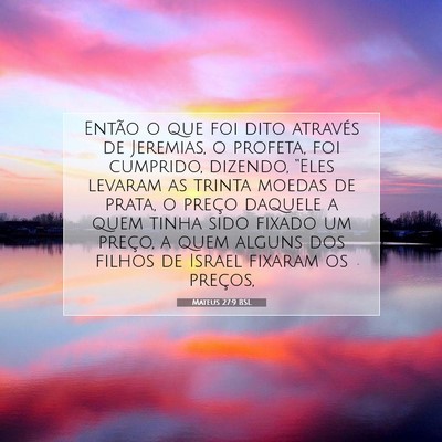 Mateus 27:9 BSL Imagem do Versículo Bíblico