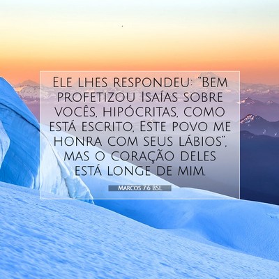 Marcos 7:6 BSL Imagem do Versículo Bíblico