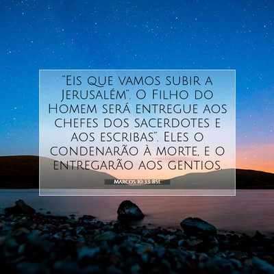 Marcos 10:33 BSL Imagem do Versículo Bíblico