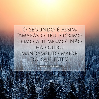 Marcos 12:31 BSL Imagem do Versículo Bíblico