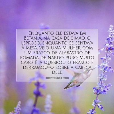 Marcos 14:3 BSL Imagem do Versículo Bíblico