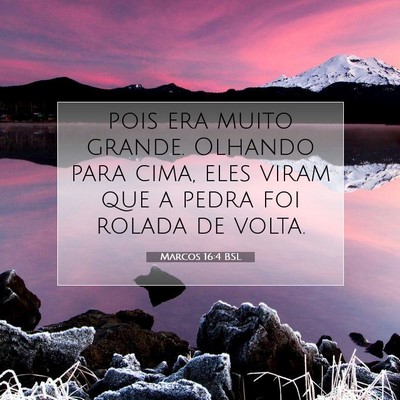 Marcos 16:4 BSL Imagem do Versículo Bíblico