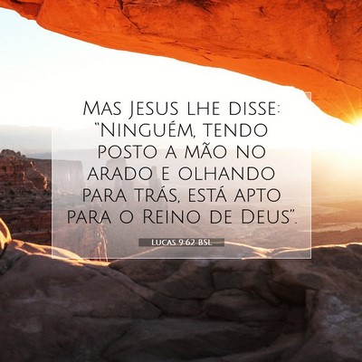 Lucas 9:62 BSL Imagem do Versículo Bíblico