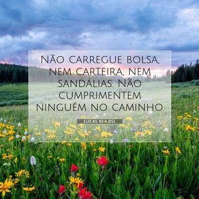 Lucas 10:4 Versículo Bíblico Explicado