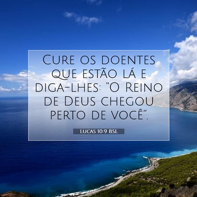 Lucas 10:9 BSL Imagem do Versículo Bíblico