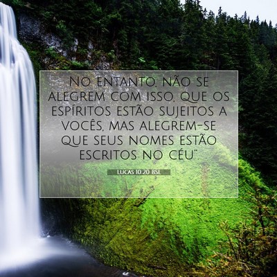 Lucas 10:20 BSL Imagem do Versículo Bíblico