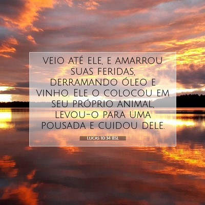 Lucas 10:34 Versículo Bíblico Explicado