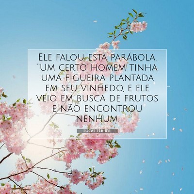 Lucas 13:6 BSL Imagem do Versículo Bíblico