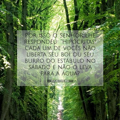 Lucas 13:15 Versículo Bíblico Explicado