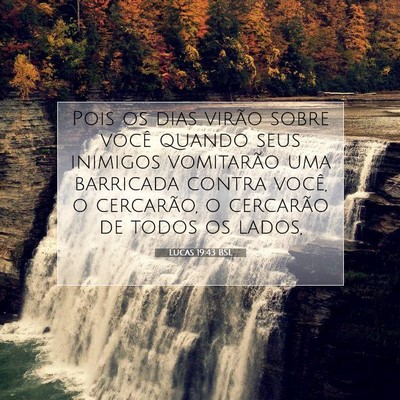 Lucas 19:43 BSL Imagem do Versículo Bíblico