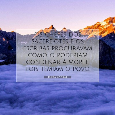 Lucas 22:2 BSL Imagem do Versículo Bíblico