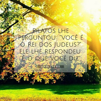 Lucas 23:3 Versículo Bíblico Explicado