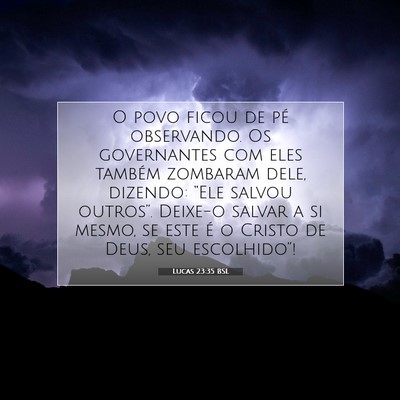 Lucas 23:35 Versículo Bíblico Explicado