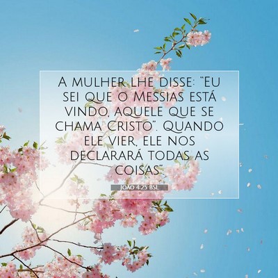João 4:25 BSL Imagem do Versículo Bíblico
