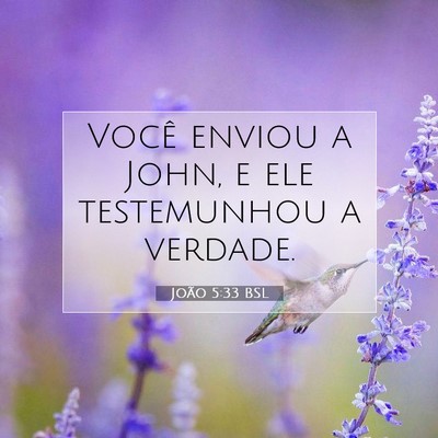 João 5:33 Versículo Bíblico Explicado