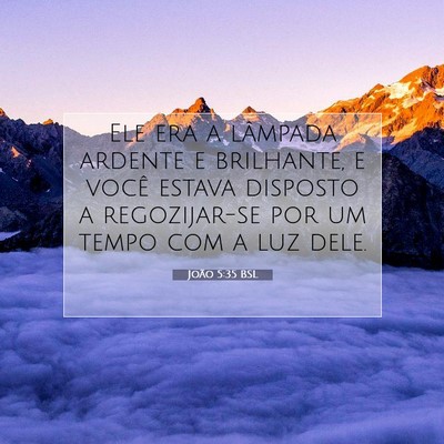 João 5:35 Versículo Bíblico Explicado