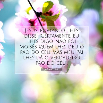 João 6:32 BSL Imagem do Versículo Bíblico