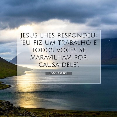 João 7:21 Versículo Bíblico Explicado