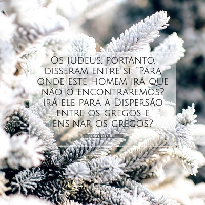 João 7:35 BSL Imagem do Versículo Bíblico