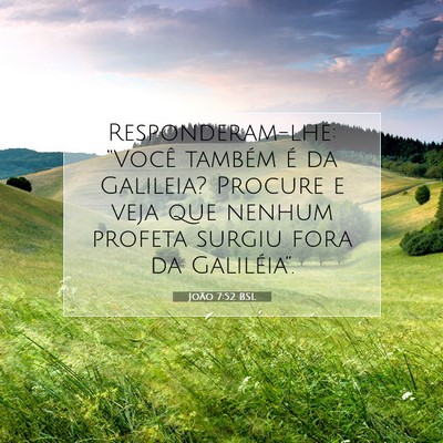 João 7:52 Versículo Bíblico Explicado