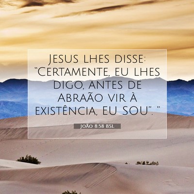 João 8:58 BSL Imagem do Versículo Bíblico