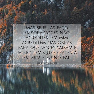 João 10:38 BSL Imagem do Versículo Bíblico