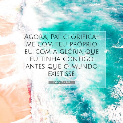 João 17:5 BSL Imagem do Versículo Bíblico