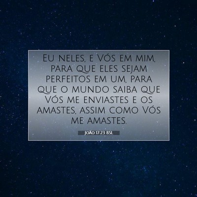 João 17:23 BSL Imagem do Versículo Bíblico