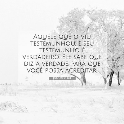 João 19:35 BSL Imagem do Versículo Bíblico