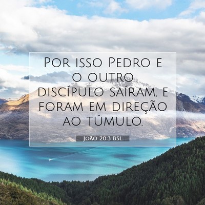 João 20:3 Versículo Bíblico Explicado