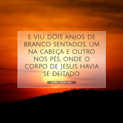 João 20:12 Versículo Bíblico Explicado