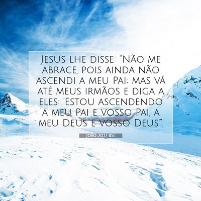 João 20:17 BSL Imagem do Versículo Bíblico