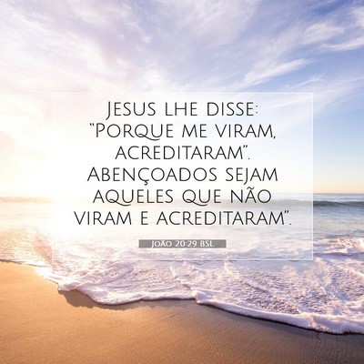 João 20:29 Versículo Bíblico Explicado