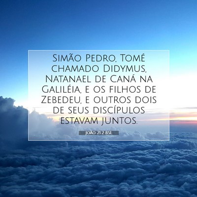 João 21:2 BSL Imagem do Versículo Bíblico