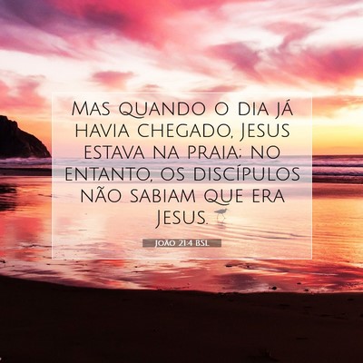 João 21:4 Versículo Bíblico Explicado