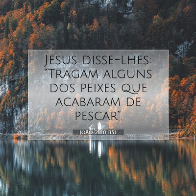 João 21:10 Versículo Bíblico Explicado