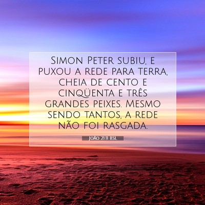 João 21:11 Versículo Bíblico Explicado