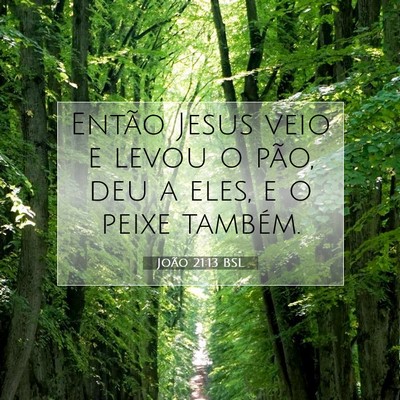 João 21:13 Versículo Bíblico Explicado