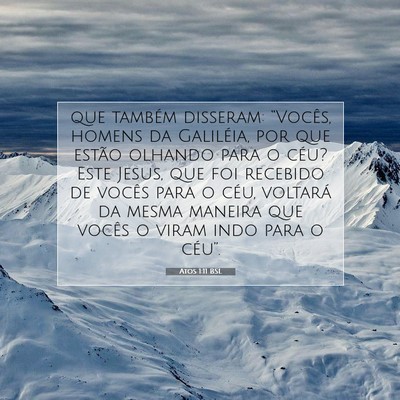 Atos 1:11 Versículo Bíblico Explicado