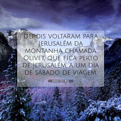 Atos 1:12 Versículo Bíblico Explicado