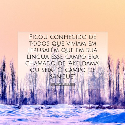Atos 1:19 Versículo Bíblico Explicado