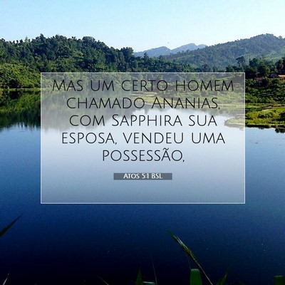 Atos 5:1 Versículo Bíblico Explicado