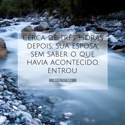 Atos 5:7 Versículo Bíblico Explicado