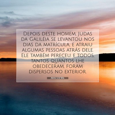 Atos 5:37 Versículo Bíblico Explicado